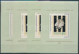 ** 1961 Liszt Ferenc 4 Db Blokk - Andere & Zonder Classificatie