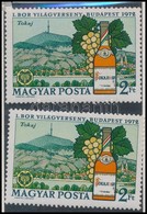 ** 1972 Borvilágverseny (I.) 2Ft Sárga Pötty A Bal Levélen + Támpéldány - Autres & Non Classés