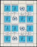 O 1979 Emberi Jogok Egyetemes Nyilatkozata Teljes ív Emlékbélyegzéssel - Andere & Zonder Classificatie