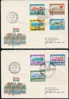 1981 Duna Vágott Sor 2 Db Futott  FDC-n - Otros & Sin Clasificación