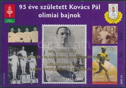 ** 2012 Kovács Pál Születésének 100. évfordulója Emlékív Aranyszínű Dombornyomással - Autres & Non Classés
