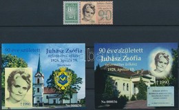 ** 2018 90 éve Született Juhász Zsófia Református Lelkész Emlékív Pár Azonos Sorszámmal (50 Példány) + Személyes Bélyeg - Other & Unclassified