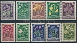 ** 1948 Tuberkulózis Ellen, Növények Sor,
Anti-tuberculosis Fund, Plants Set
Mi 868-877 - Sonstige & Ohne Zuordnung