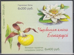 ** 2001 Vörös Könyv: Virág Bélyegfüzet Mi MH 1 (407-408) - Autres & Non Classés