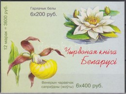 ** 2001 Vörös Könyv: Virágok Bélyegfüzet Mi MH 1 (407-408) - Autres & Non Classés