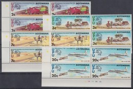 ** 1974 100 éves Az UPU Mi 110-113 ívsarki Négyestömbök - Andere & Zonder Classificatie