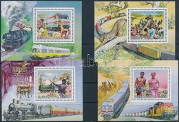 ** 1986 Vonat Sor Blokk Formában Mi 1082-1085 A - Andere & Zonder Classificatie