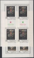 ** 1976 Virág Festmények Kisívsor Mi 2351-2354 - Sonstige & Ohne Zuordnung