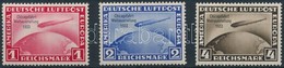 * 1933 Zeppelin - Chicagofahrt Sor Mi 496-498 - Sonstige & Ohne Zuordnung