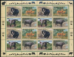 ** 2004 Veszélyeztetett állatok Kisív,
Endangered Species Minisheet
Mi 406-409 - Otros & Sin Clasificación