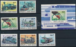 ** 1984 Vonat Sor Mi 826-832 + Blokk Mi 262 - Other & Unclassified