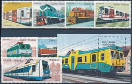 ** 1989 Vasúti Járművek Sor Mi 1033-1039 + Blokk Mi 276 - Andere & Zonder Classificatie