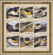 ** 2001 Eurostar Mozdonyok Kisív Mi 1845-1853 - Andere & Zonder Classificatie