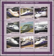 ** 2001 TGV Mozdonyok Kisív Mi 1854-1862 - Autres & Non Classés