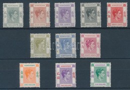 * 1938/1952 Forgalmi Bélyegek / Definitive Stamps Mi 140 III, 143 III-144 III, 146 III-147 III, 149 III, 151 III, 154 II - Altri & Non Classificati