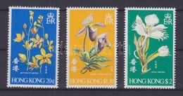 ** 1977 Orchideák Sor Mi 341-343 - Sonstige & Ohne Zuordnung