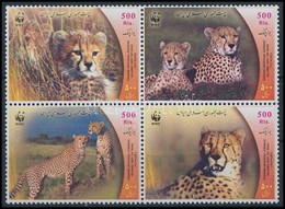 ** 2003 WWF Gepárd Négyestömb,
WWF Cheetah Block Of 4
Mi 2932-2935 - Otros & Sin Clasificación