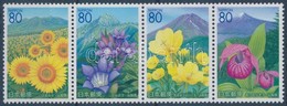 ** 2005 Yamanashi Prefektúra: Virágok Négyescsík Mi 3810-3813 - Sonstige & Ohne Zuordnung