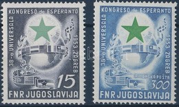 ** 1953 Eszperantó Sor Mi 729-730 - Altri & Non Classificati