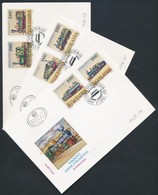 1992 Mozdony Sor Mi 2548-2553 3 Db FDC-n - Other & Unclassified