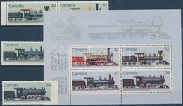 ** 1984 CANADA Nemzeti Bélyegkiállítás ívszéli Sor (közte Pár) Mi 931-934 + Blokk Mi 3 - Other & Unclassified