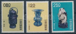 ** 1961 Ősi Kínai Művészet Kincsei (I.) Sor Mi 396-398 (Mi EUR 40,-) - Andere & Zonder Classificatie