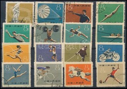 O 1959 Sport Sor, 16 Db Bélyeg Mi 495-510 - Andere & Zonder Classificatie