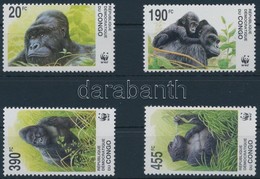 ** 2002 WWF Majmok Sor,
WWF Monkies Set
Mi 1708-1711 - Otros & Sin Clasificación