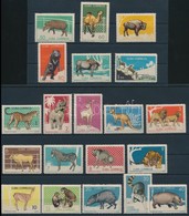 ** 1964 Állatok Sor (ráncok, Rövid Fogak),
Animals Set (creases, Short Perfs.)
Mi 949-968 - Autres & Non Classés