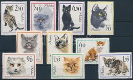 ** 1964 Macskák Sor,
Cats Set
Mi 1475-1484 - Sonstige & Ohne Zuordnung