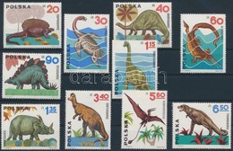 ** 1965 Dinoszauruszok Sor,
Dinosaurs Set
Mi 1570-1579 - Other & Unclassified
