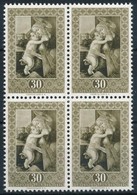 ** 1952 Sandro Botticelli: Madonna és A Gyermek 4-es Tömb Mi 307 - Sonstige & Ohne Zuordnung