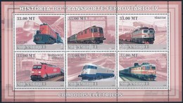 ** 2009 Közlekedési Eszközök: Vasút Kisív,
Rail Transport Minisheet
Mi 3192-3197 - Sonstige & Ohne Zuordnung