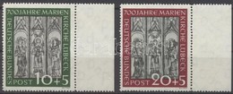 ** 1951 Marienkirche Mi 139-140 ívszéli Sor - Autres & Non Classés