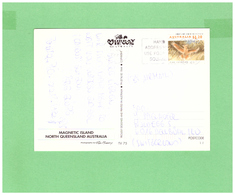 AUSTRALIA 1997 POSTCARD WITH 1  STAMP TO SWISS - Covers & Documents