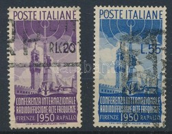 O 1950 Rádió Konferencia Mi 796-797 (Mi EUR 180,-) - Andere & Zonder Classificatie