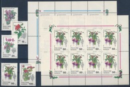 ** 1993 Virág Sor + Kisívsor Mi 296-300 - Altri & Non Classificati