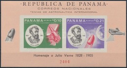 ** 1966 Jules Verne Vágott Blokk,
Jules Verne Imperforated Block
Mi 64 - Otros & Sin Clasificación