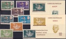 ** 1963 Olimpiák Mi 1160-1167 + Blokk 34-35 - Autres & Non Classés