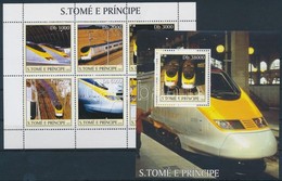 ** 2003 Mozdony: 'Eurostar' Kisív Mi 2344-2349 + Blokk 472 - Autres & Non Classés