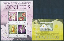 ** 2007 Orchideák Kisív Mi 6366-6369 + Blokk Mi 676 - Sonstige & Ohne Zuordnung