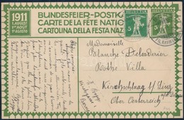 1911 Képes Díjjegyes Levelezőlap 5Rp Bélyeggel Kiegészítve - Altri & Non Classificati