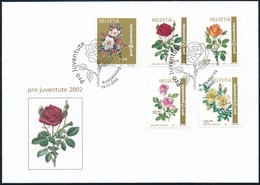 2002 Pro Juventute Sor Mi 1810-1814 FDC-n - Otros & Sin Clasificación