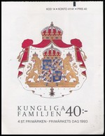 ** 1993 Királyi Család Bélyegfüzet Mi 1793-1796 - Andere & Zonder Classificatie
