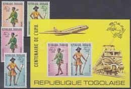 ** 1974 100 éves Az UPU: Régi Postásegyenruhák Sor Mi 1035 A - 1038 A + Blokk Mi 84 C - Altri & Non Classificati