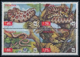 ** 2002 WWF Kígyók Négyestömb,
WWF Snakes Block Of 4
Mi 502 A - 505 A - Otros & Sin Clasificación