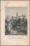 Cca 1860 Ludwig Rohbock (1820-1883): A Pannonhalmi Főapátság (folt). Acélmetszet. 17x14 Cm - Prenten & Gravure