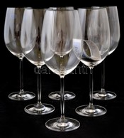 Schwott Zwiesel Talpas Pohár Készlet, Hibátlan, Jelzett, Eredeti Dobozában, M: 24 Cm (6×) - Verre & Cristal