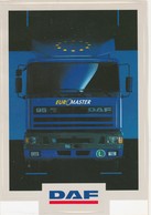 DAF 95 EURO MASTER Sticker, Autocollant - Camion