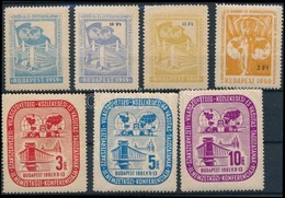 1959-1961 Nemzetközi Konferencia 7 Db Klf Reklámbélyeg - Non Classificati